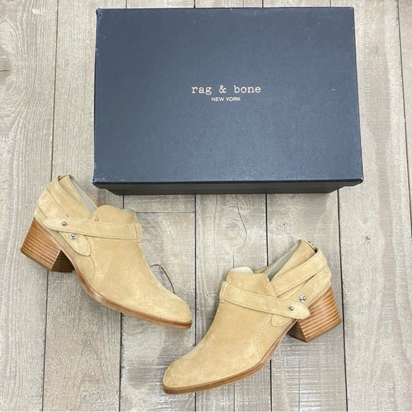 Rag & Bone Harley Boot in Dune Suede - Picture 3 of 5